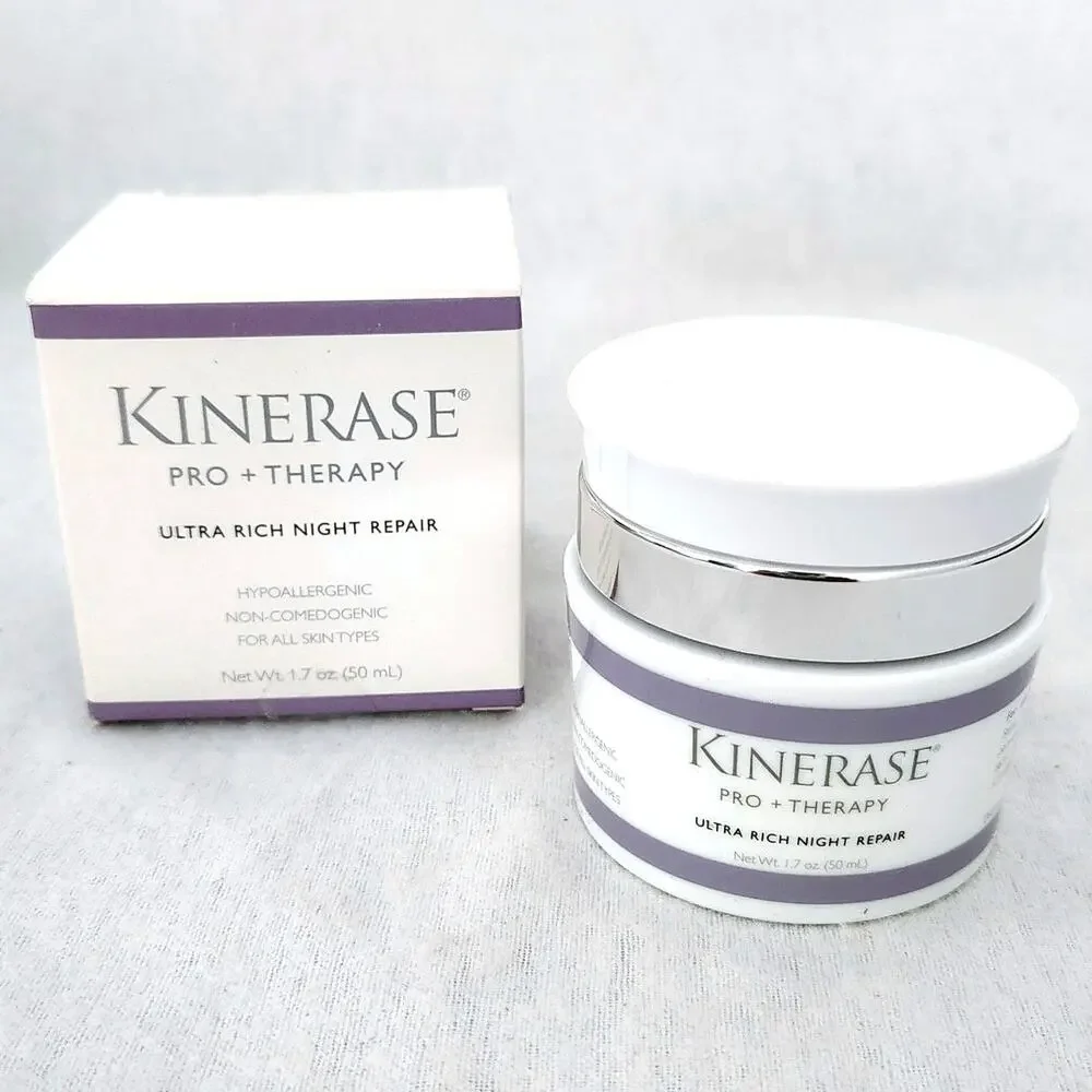 Kinerase Pro Therapy Ultra Rich Night Repair Cream 1.7oz Hypoallergenic All Skin